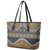 Africa Ethnic Native Pattern Leather Tote Bag