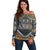 Africa Ethnic Native Pattern Off Shoulder Sweater - Wonder Print Shop