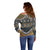 Africa Ethnic Native Pattern Off Shoulder Sweater - Wonder Print Shop