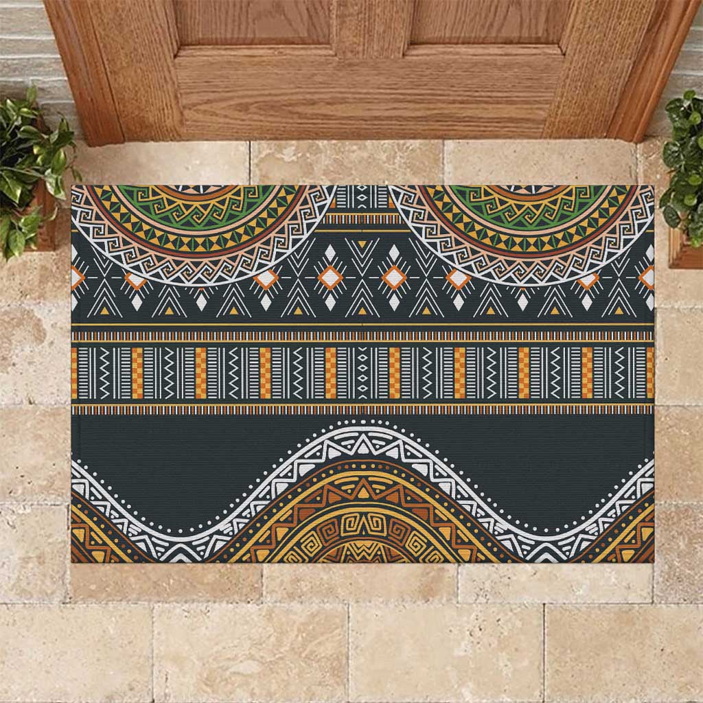 Africa Ethnic Native Pattern Rubber Doormat - Wonder Print Shop