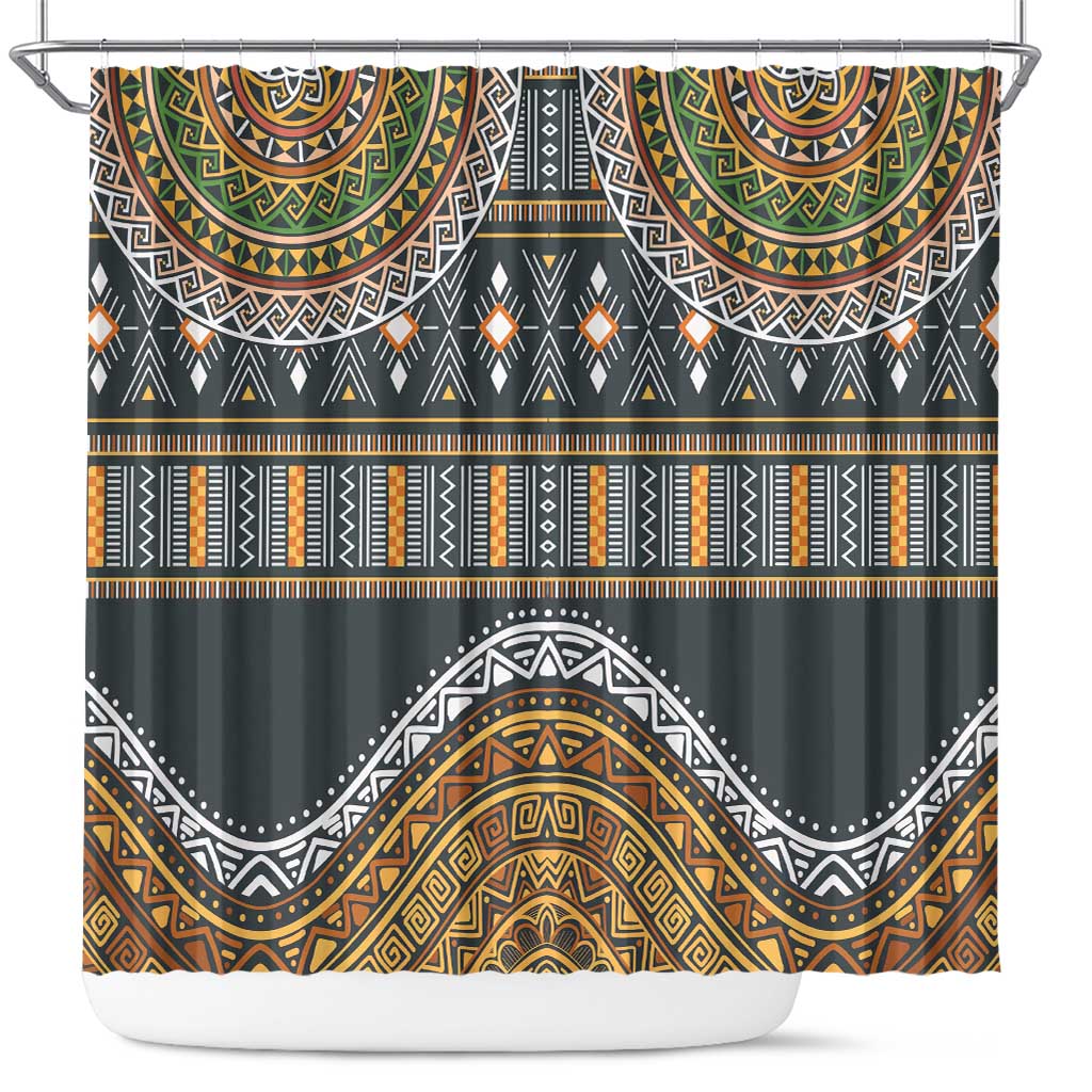 Africa Ethnic Native Pattern Shower Curtain