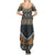 Africa Ethnic Native Pattern Summer Maxi Dress - Wonder Print Shop