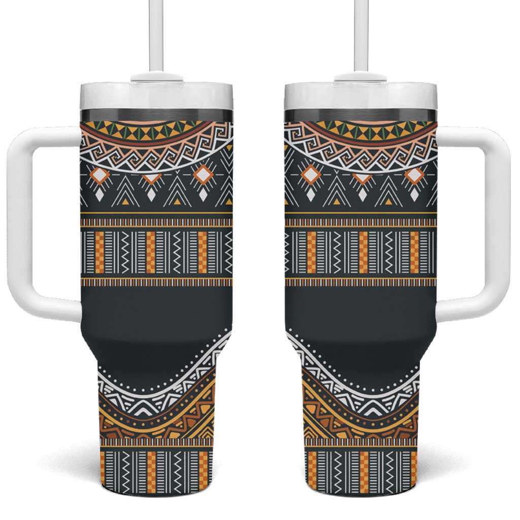 Africa Ethnic Native Pattern Tumbler With Handle