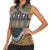 Africa Ethnic Native Pattern Women Sleeveless Polo Shirt - Wonder Print Shop