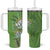 Africa King Proteas Dashiki Motif Tumbler With Handle Green Style