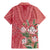 Africa King Proteas Dashiki Motif Family Matching Mermaid Dress and Hawaiian Shirt Peach Style LT9 - Wonder Print Shop