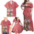 Africa King Proteas Dashiki Motif Family Matching Off Shoulder Maxi Dress and Hawaiian Shirt Peach Style LT9 - Wonder Print Shop