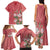 Africa King Proteas Dashiki Motif Family Matching Tank Maxi Dress and Hawaiian Shirt Peach Style - Wonder Print Shop