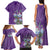 Africa King Proteas Dashiki Motif Family Matching Tank Maxi Dress and Hawaiian Shirt Violet Style - Wonder Print Shop