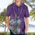 Africa King Proteas Dashiki Motif Hawaiian Shirt Violet Style - Wonder Print Shop