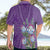 Africa King Proteas Dashiki Motif Hawaiian Shirt Violet Style - Wonder Print Shop