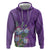 Africa King Proteas Dashiki Motif Hoodie Violet Style - Wonder Print Shop