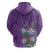 Africa King Proteas Dashiki Motif Hoodie Violet Style - Wonder Print Shop