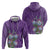 Africa King Proteas Dashiki Motif Hoodie Violet Style - Wonder Print Shop