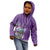 Africa King Proteas Dashiki Motif Kid Hoodie Violet Style - Wonder Print Shop