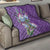 Africa King Proteas Dashiki Motif Quilt Violet Style