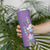 Africa King Proteas Dashiki Motif Skinny Tumbler Violet Style