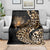 Africa Leopard Skin Pattern Blanket Version 01