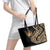 Africa Leopard Skin Pattern Leather Tote Bag Version 01