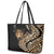 Africa Leopard Skin Pattern Leather Tote Bag Version 01