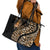 Africa Leopard Skin Pattern Leather Tote Bag Version 01