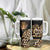 Africa Leopard Skin Pattern Tumbler With Handle Version 01