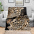 Africa Leopard Skin Pattern Blanket Version 02