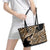 Africa Leopard Skin Pattern Leather Tote Bag Version 02