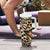 Africa Leopard Skin Pattern Tumbler With Handle Version 02