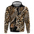 Africa Leopard Skin Pattern Zip Hoodie Version 02 - Wonder Print Shop