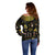 Ancient Egypt and Hieroglyphs Off Shoulder Sweater - Wonder Print Shop