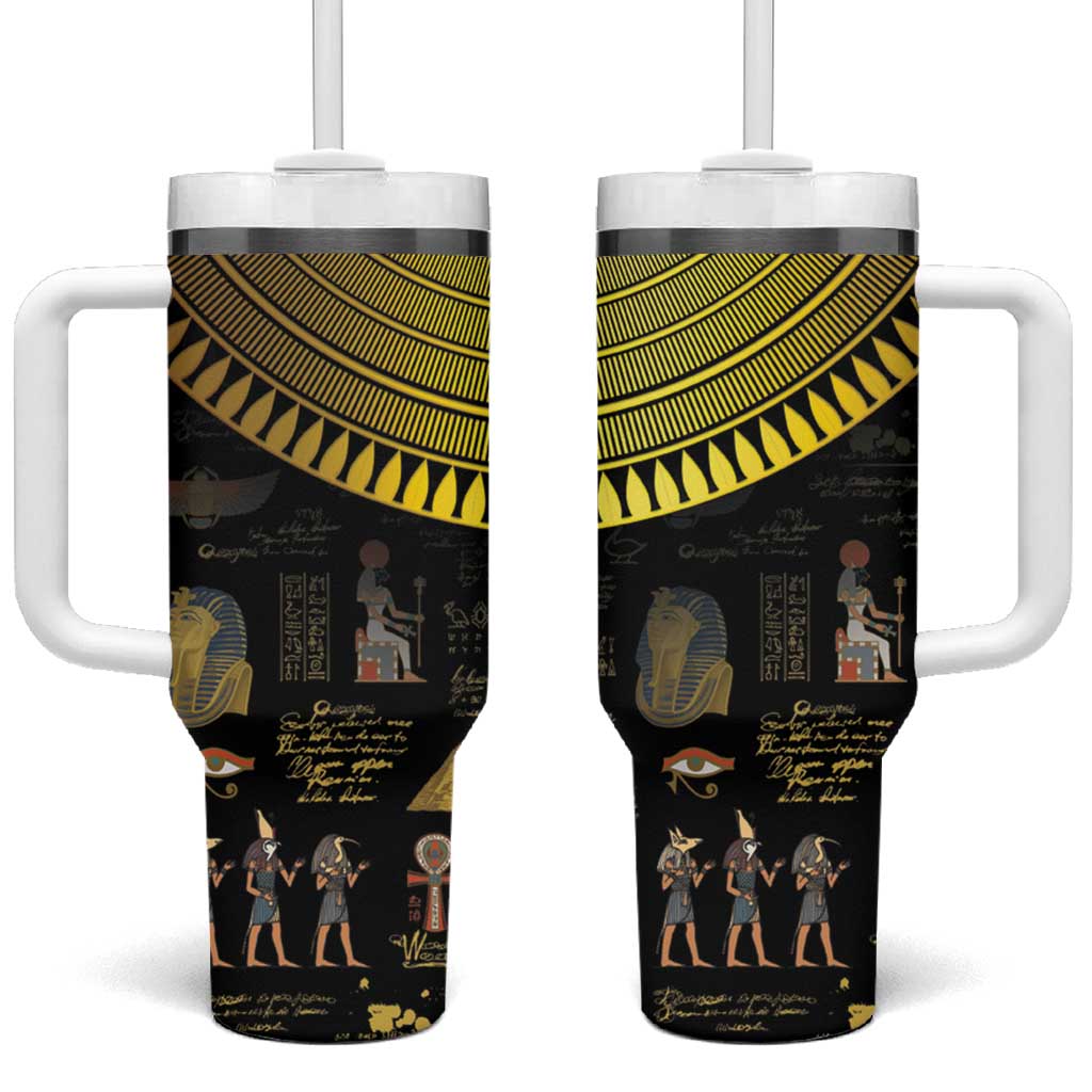 Ancient Egypt and Hieroglyphs Tumbler With Handle - Wonder Print Shop