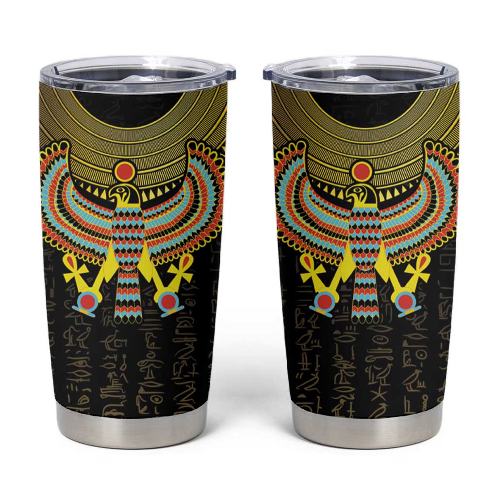 Ancient Egyptian Tumbler Cup Symbol of Horus The Falcon God - Wonder Print Shop