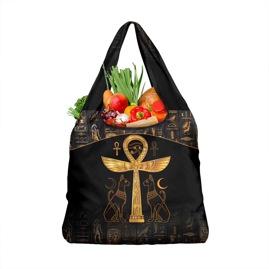 Ankh with Eye of Horus Grocery Bag Ancient Egypt Culture