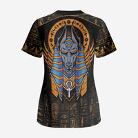 Egyptian Anubis Scrub Top Ancient Egypt Culture