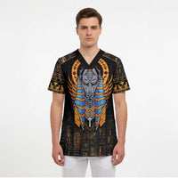 Egyptian Anubis Scrub Top Ancient Egypt Culture