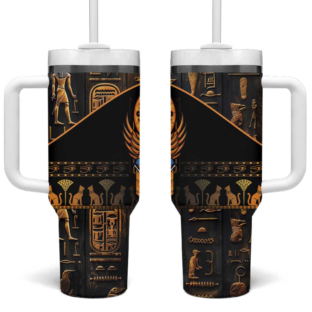 Egyptian Anubis Tumbler With Handle Ancient Egypt Culture - Wonder Print Shop