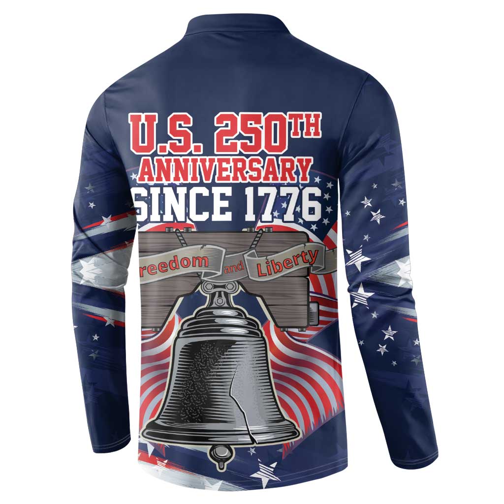 United States 250 Years of Independence Button Sweatshirt - Wonder Print Shop