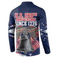 United States 250 Years of Independence Button Sweatshirt - Wonder Print Shop