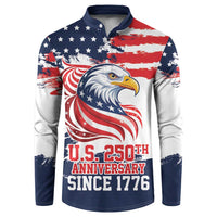 United States Honoring 250 Years of Liberty Button Sweatshirt - Wonder Print Shop
