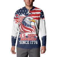 United States Honoring 250 Years of Liberty Button Sweatshirt - Wonder Print Shop