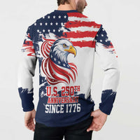 United States Honoring 250 Years of Liberty Button Sweatshirt - Wonder Print Shop
