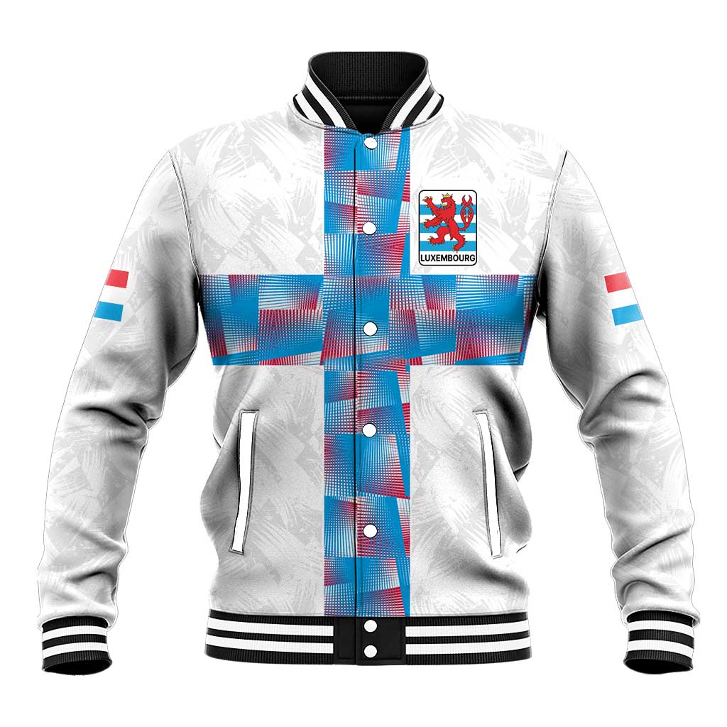 Luxembourg Football Custom Baseball Jacket Les Lions Rouges LT9 - Wonder Print Shop