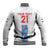 Luxembourg Football Custom Baseball Jacket Les Lions Rouges LT9 - Wonder Print Shop