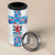 Luxembourg Football Custom 4 in 1 Can Cooler Tumbler Les Lions Rouges LT9 - Wonder Print Shop