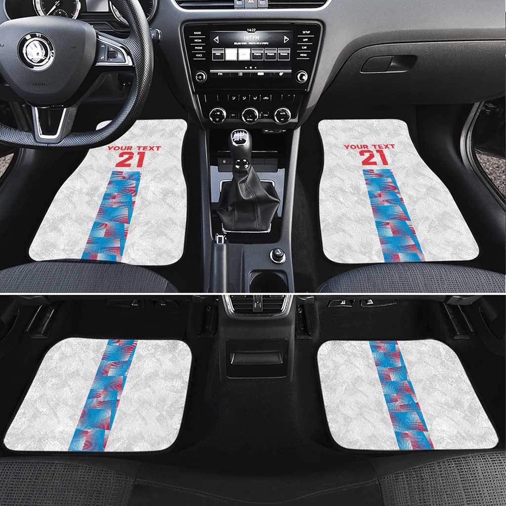 Luxembourg Football Custom Car Mats Les Lions Rouges LT9 - Wonder Print Shop