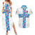 Luxembourg Football Custom Couples Matching Summer Maxi Dress and Hawaiian Shirt Les Lions Rouges LT9 - Wonder Print Shop