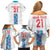 Luxembourg Football Custom Family Matching Off Shoulder Short Dress and Hawaiian Shirt Les Lions Rouges LT9 - Wonder Print Shop