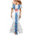 Luxembourg Football Custom Mermaid Dress Les Lions Rouges - Wonder Print Shop