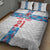 Luxembourg Football Custom Quilt Bed Set Les Lions Rouges - Wonder Print Shop